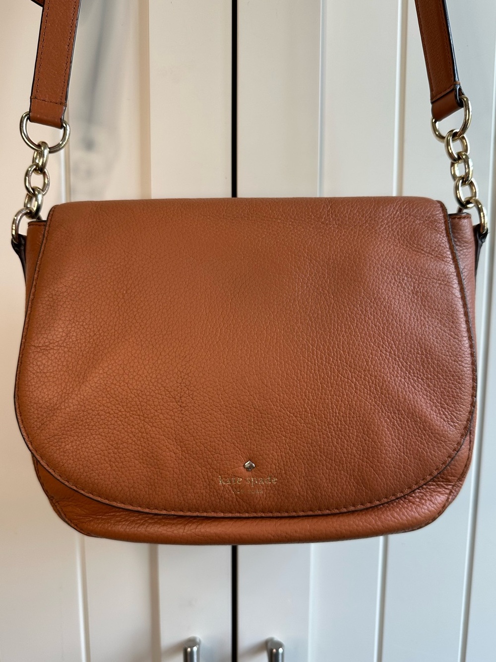 kate spade Tan Leather Crossbody Bag